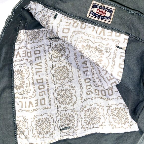 Devil-Dog Dungarees Men’s Chino 8" Size 38 NWT - Picture 3 of 8